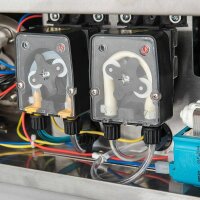 Geschirrspülmaschine Digital Power GN1/1 mit Klarspül-, Ablauf-,Klarspülmittel- und Reinigerdosierpumpe