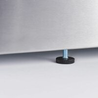 Elektro-Griddleplatte als Tischgerät, 800x700 mm, gerillte Grillfläche