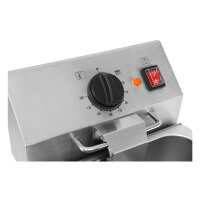 EASYLINE Elektro Fritteuse 1 Becken mit Ablasshahn 8 Liter