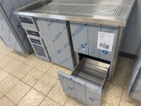 Chromonorm Getränketheke | 1 Becken links | 1...