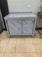 Chromonorm Arbeitsschrank mit Schiebetüren | Tiefe...