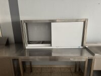 🔧 Wandhängeschrank aus Edelstahl 140 × 40 cm – B-WARE!!