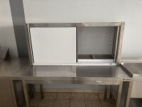🔧 Wandhängeschrank aus Edelstahl 140 × 40 cm – B-WARE!!