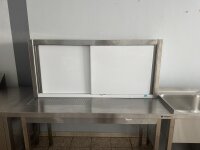 🔧 Wandhängeschrank aus Edelstahl 140 × 40 cm – B-WARE!!