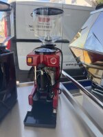 La Pavoni ZIP Mac.Caffè RR | Professionelle Kaffeemühle | Ruby Red | Neuware
